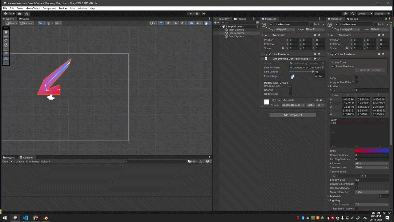 Line Renderer Experiment
